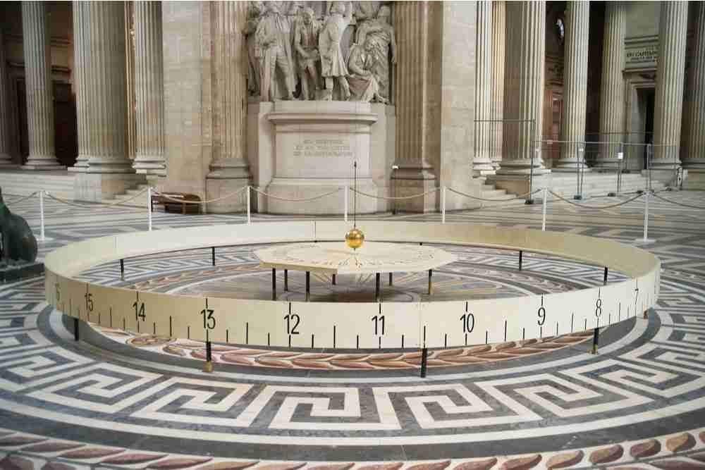 Foucalult's Pendulum in Pantheon in Paris