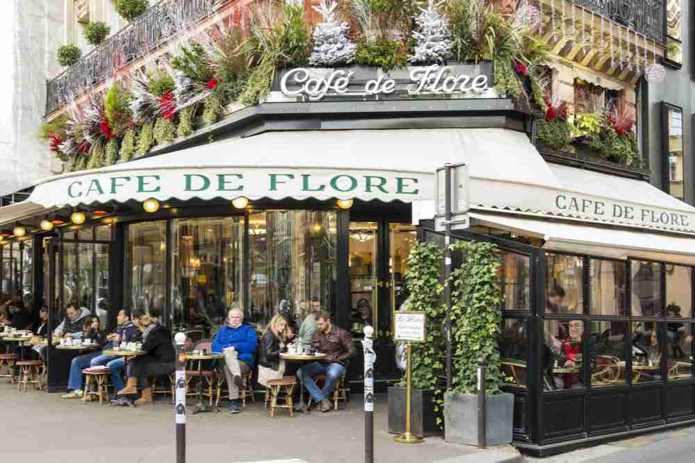 Café de Flore in Paris in France