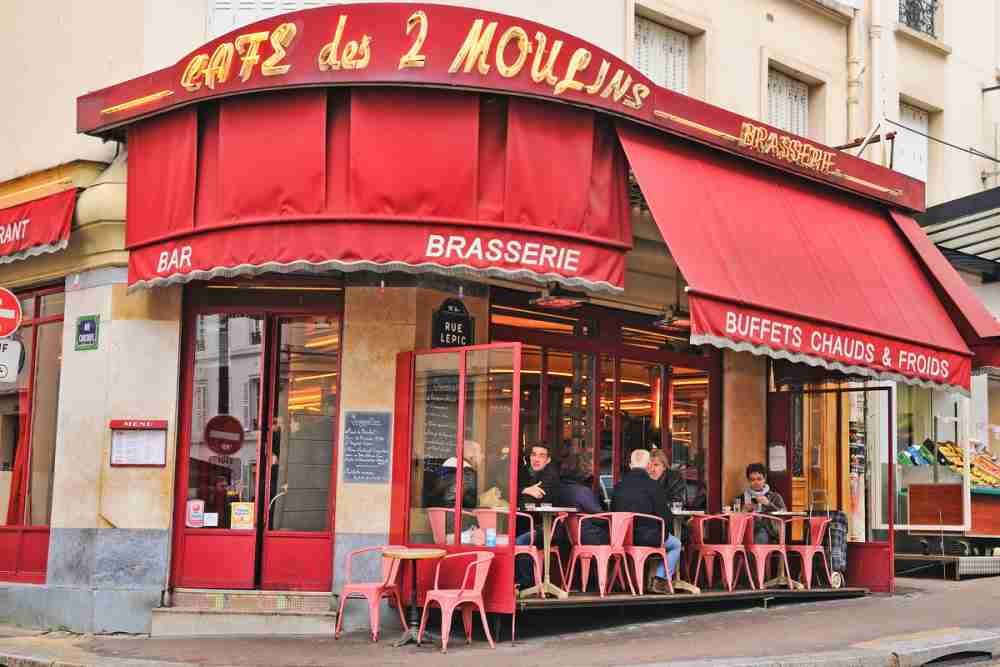 Café des Deux Moulins in Paris in France