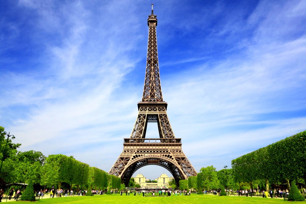 Eiffel Tower in Paris in France