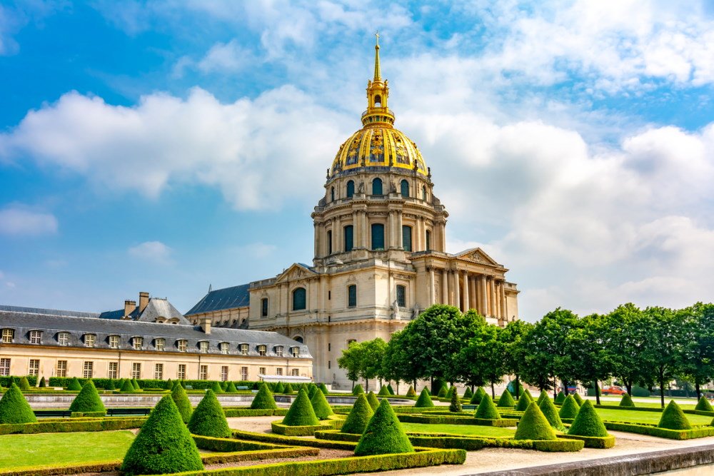 Hotel National des Invalides in Paris in France