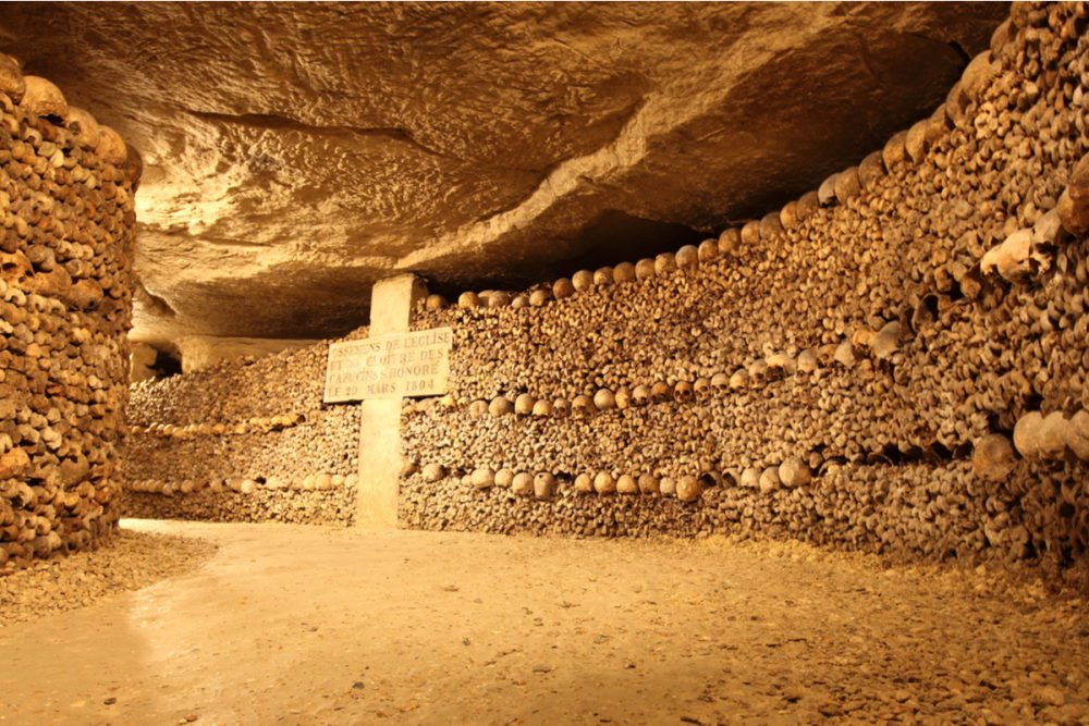 The Catacombs of Paris in France
