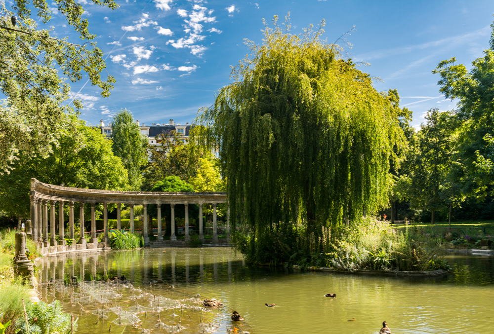 Parc Monceau in Paris in France