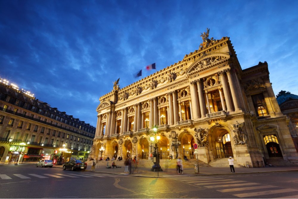 Paris Opera in Paris in France