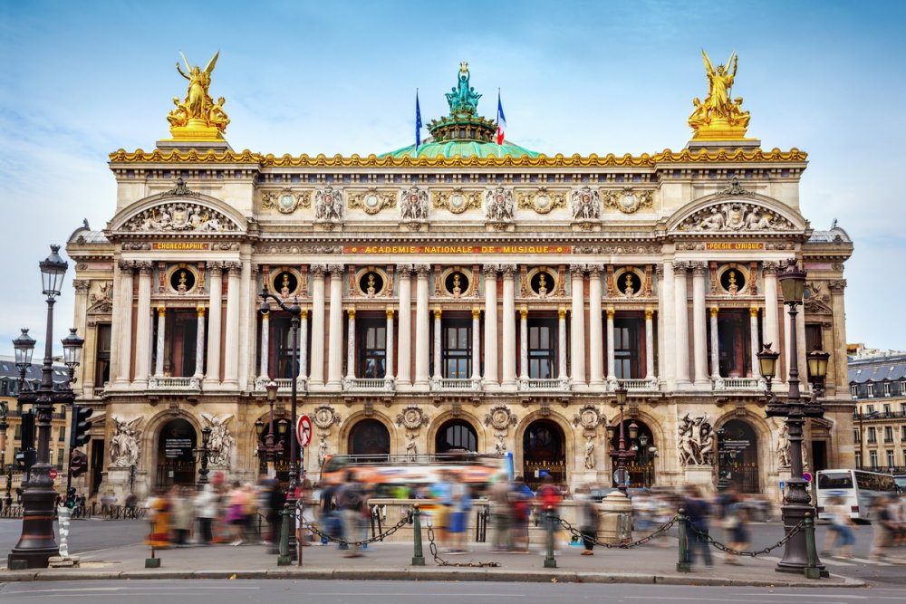 Place de l'Opéra in Paris in France