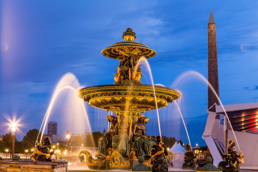 Place de la Concorde in Paris in France