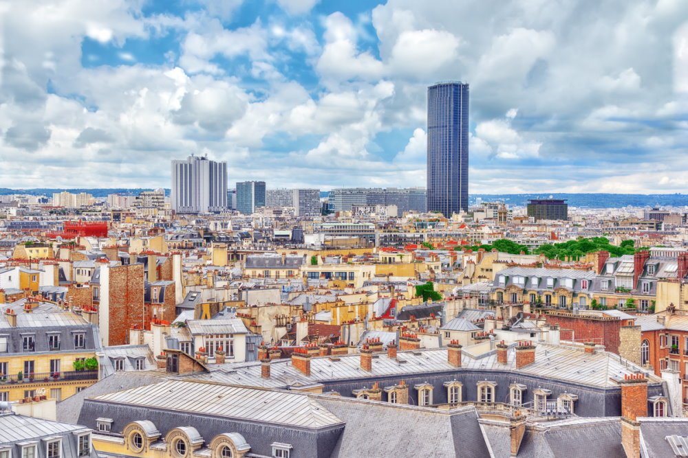 Tour Montparnasse in Paris in France