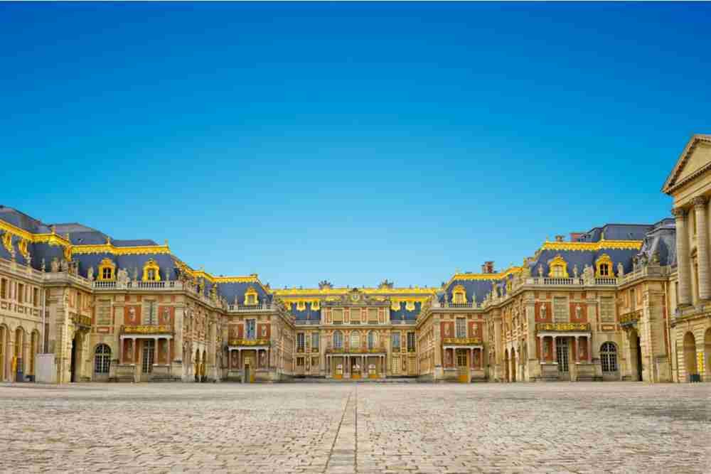 Palace of Versailles in Paris in France