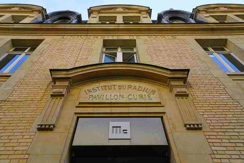 The Curie Museum in Paris in France