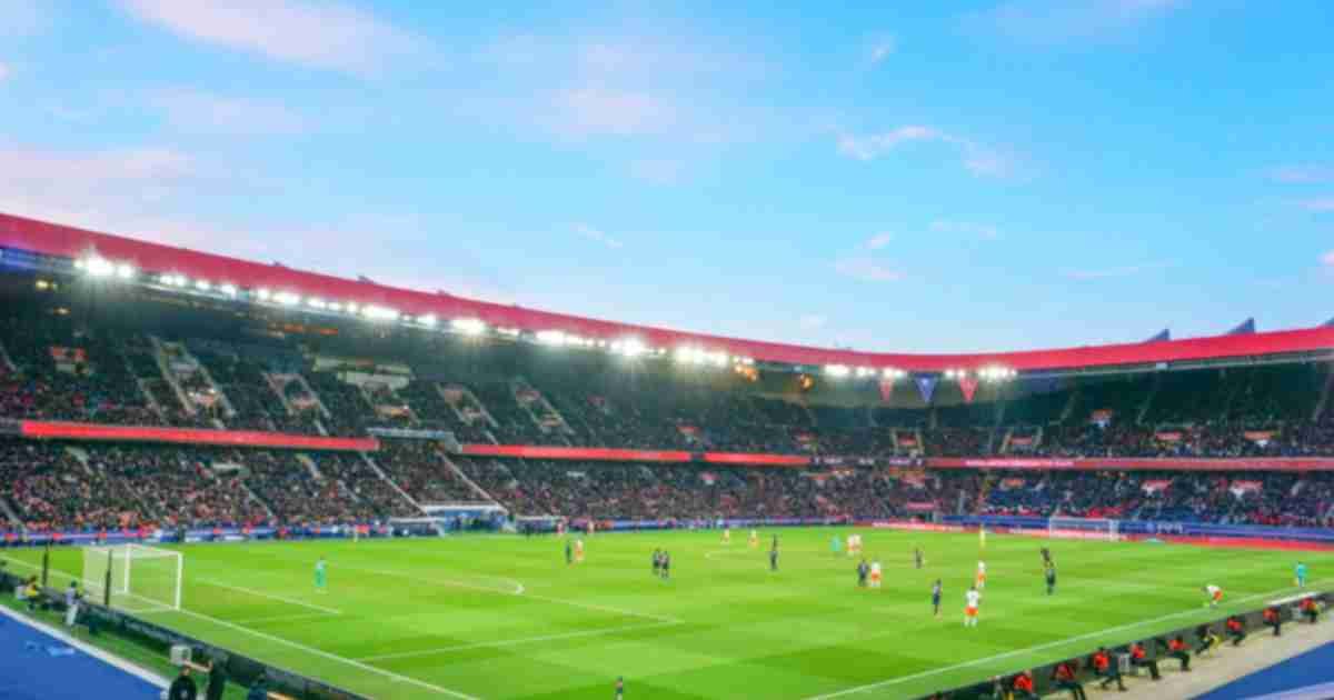 Parc des Princes in Paris in France