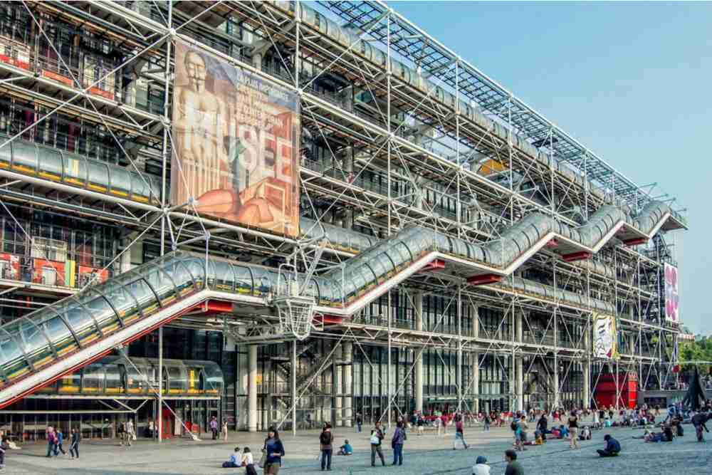 Pompidou Center in Paris in France (Editorial )