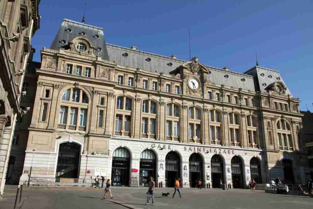 Gare St. Lazare in Paris in France