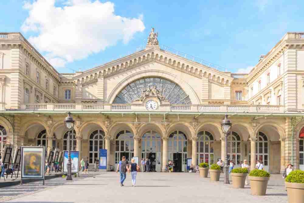 Gare de l'Est in Paris in France