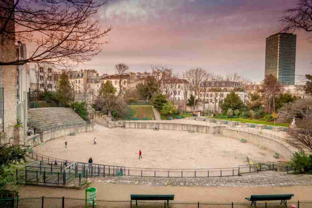 Arena from Lutetia in Paris in France