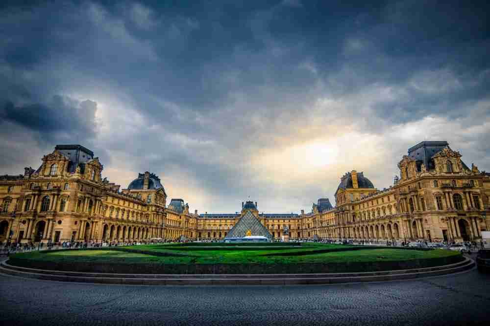 Louvre Museum in Paris in France