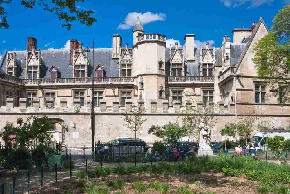 Medieval Museum Cluny in Paris in France