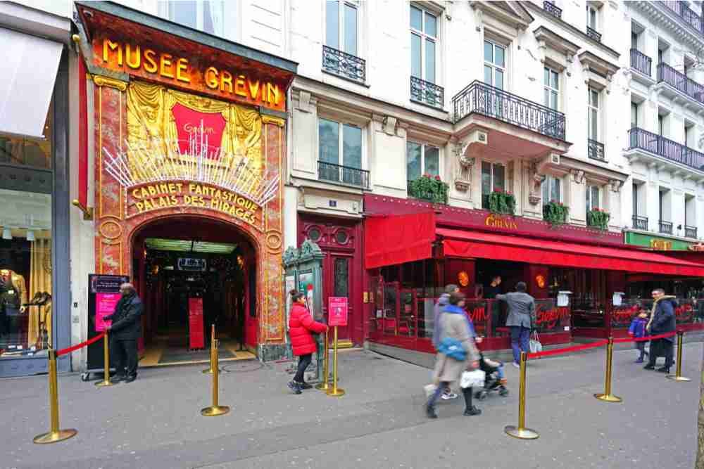 The Grevin wax museum in Paris in France