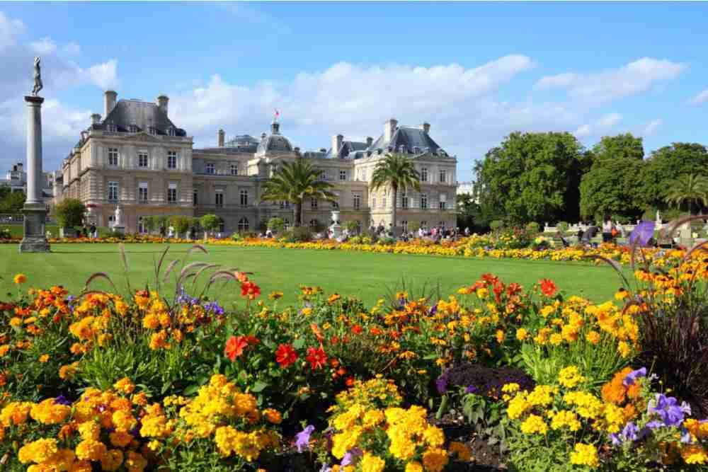 Luxembourg Palace in Paris in France