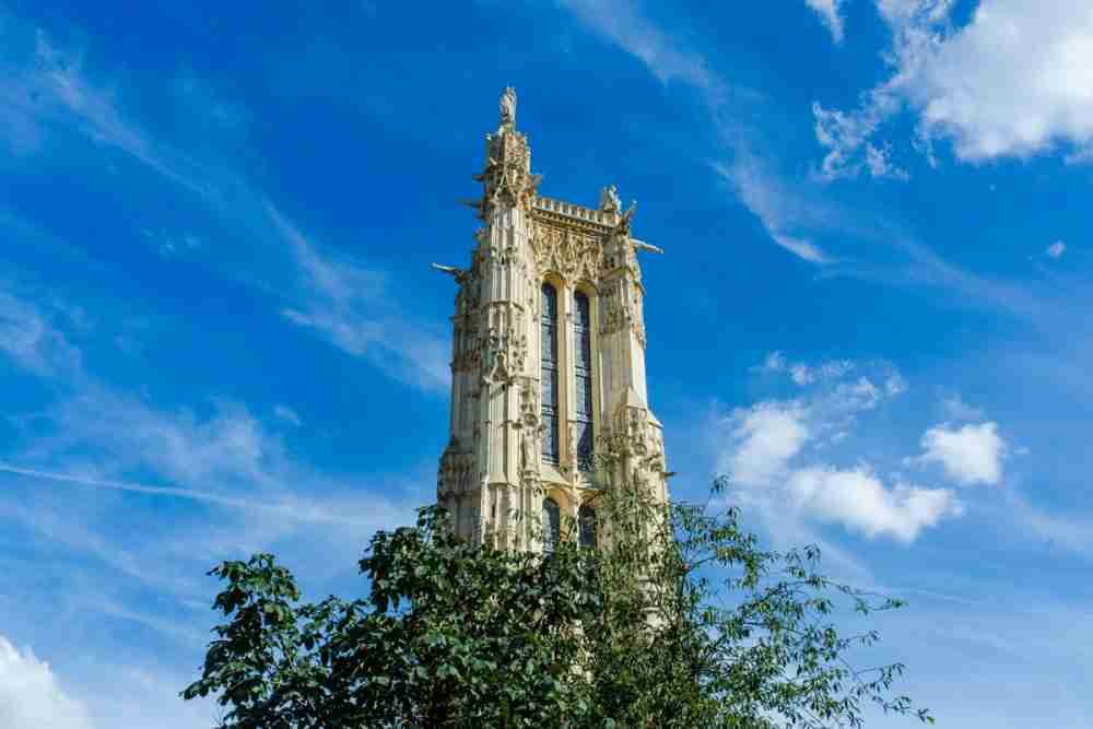 Saint Jacques Tower in Paris in France