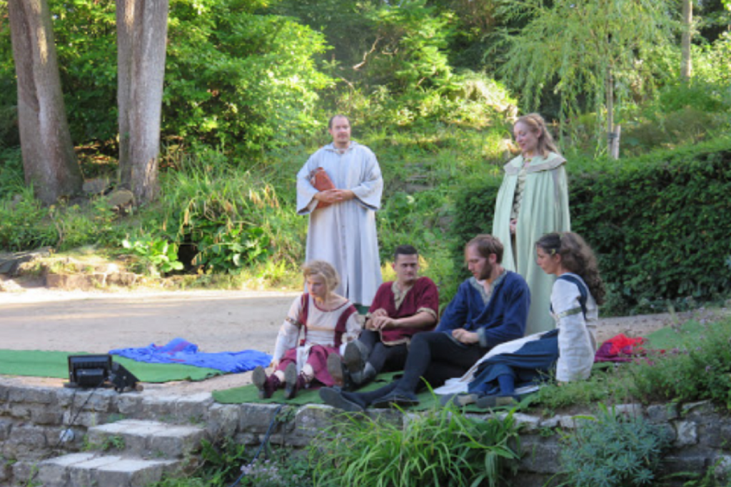 Shakespeare's garden theater in Paris in France