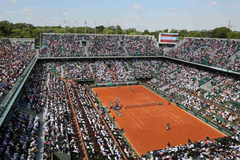 Stade Roland Garros in Paris in France