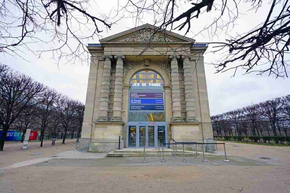 The Jeu de Paume Museum in Paris in France