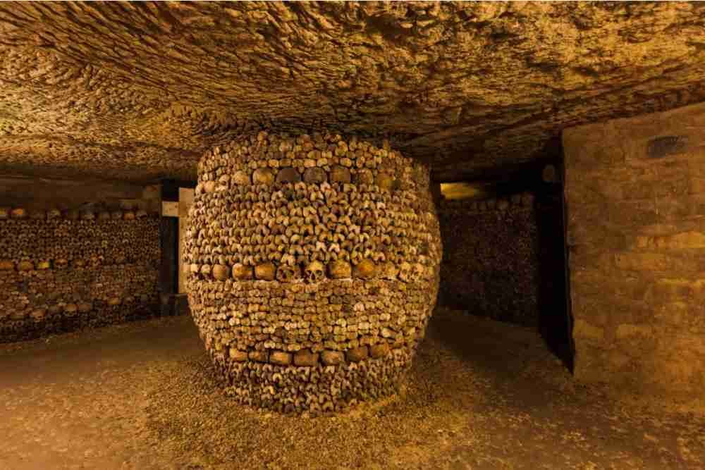 The archaeological crypt in Paris in France