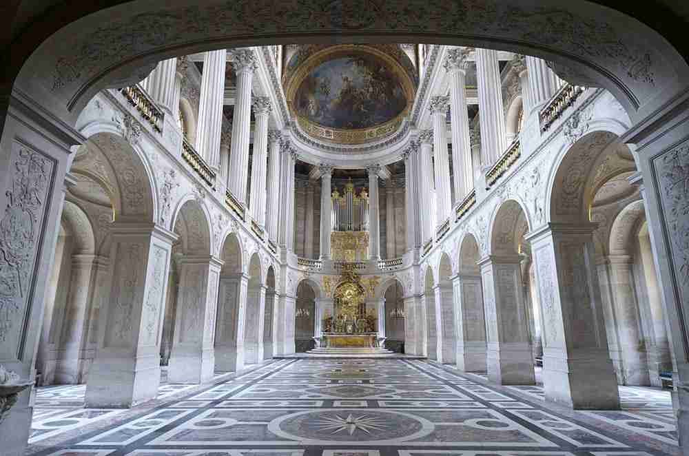 Versailles Palace Chapelle in Paris in France