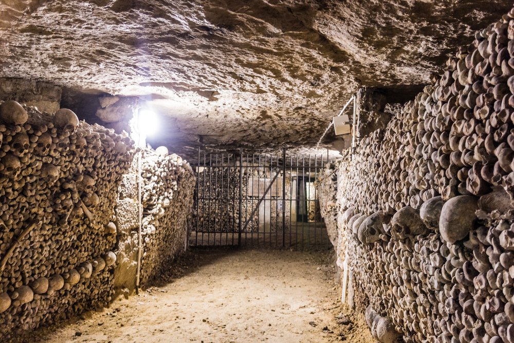 Catacombs Paris Inside